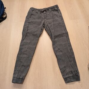 Euc Bossini Large Camo Drawstring Jogger Pockets